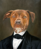 dog painted 4