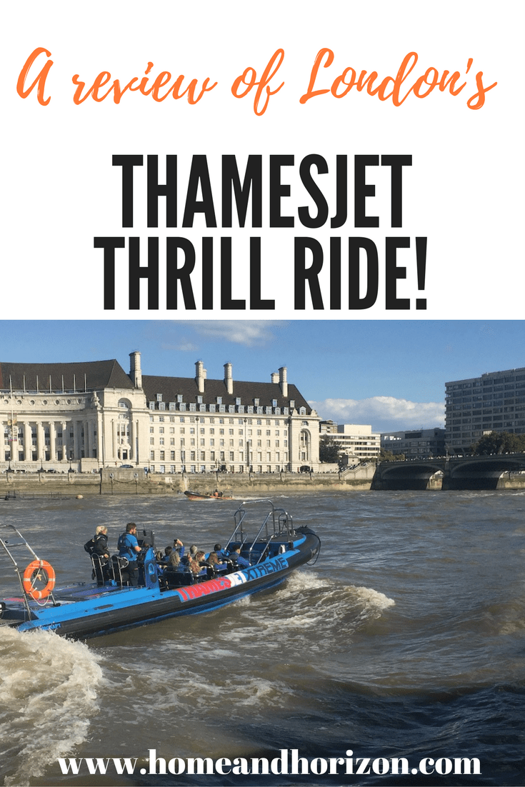 Thames Ridelondon A Review of London's ThamesJet Thrill Ride - Home and Horizon