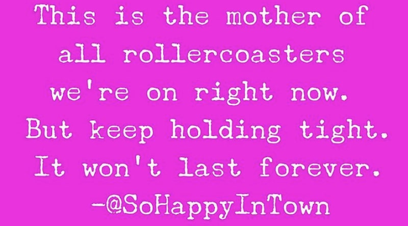 Calm the overwhelm - hang in there